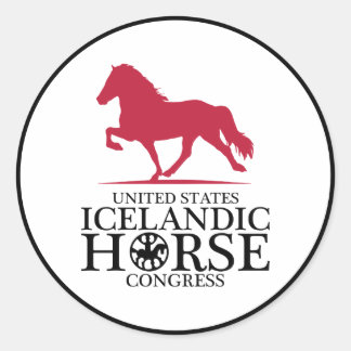 USIHC-Aufkleber Runder Aufkleber