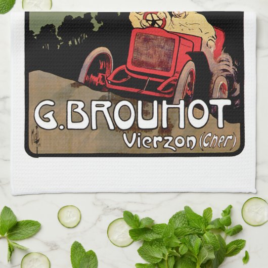 Usines d'Automobiles Geschirrtuch (Gefaltet)