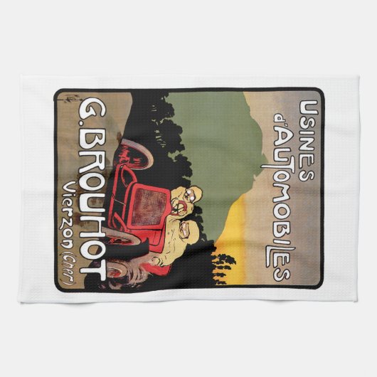 Usines d'Automobiles Geschirrtuch (Horizontal)