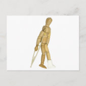 UsingCrutches031910 Postkarte (Vorderseite)