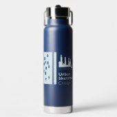 Usk Chicago Trinkflasche (Vorderseite)
