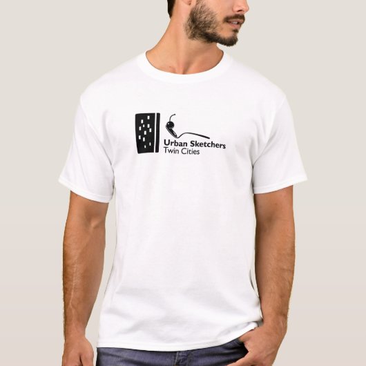 USK Twin Cities Black Logo Basic Shirt (Vorderseite)