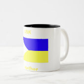 USK/USA Together Two-Tone-Coffee-Tasse Zweifarbige Tasse (VorderseiteRechts)