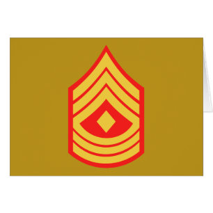 USMC 1st Sgt Erster Sergeant E-8
