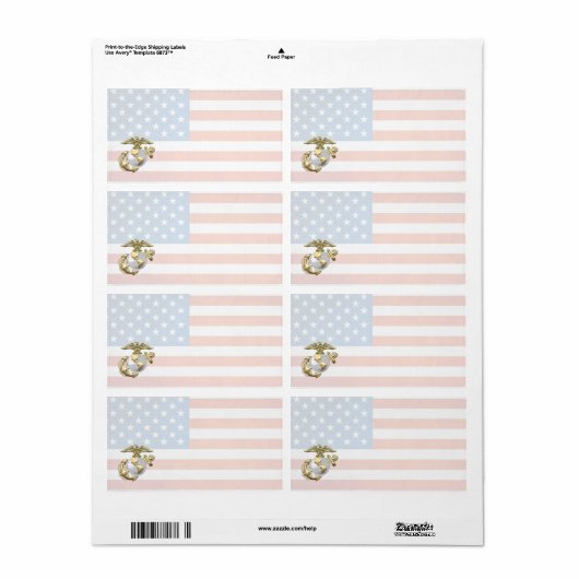 USMC Adler, Globe & Anchor (EGA) [3D] (Vorne)