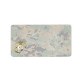 USMC Adler, Globe & Anchor (EGA) [3D] Adressaufkleber (Vorne)