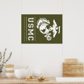 USMC Afghanistan Veteran Poster (Küche)