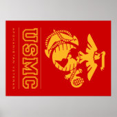 USMC Afghanistan Veteran Poster (Vorne)