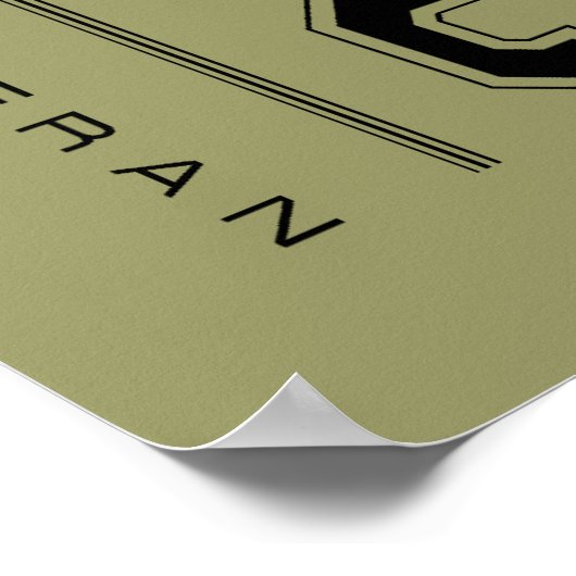 USMC Afghanistan Veteran Poster (Ecke)