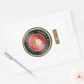 USMC-Aufkleber Rechteckiger Aufkleber (Umschlag)