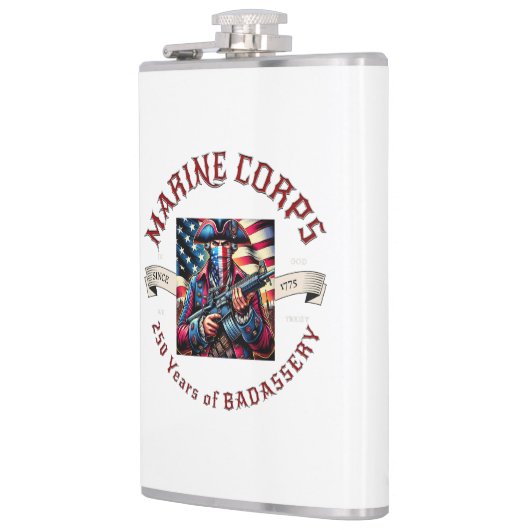 USMC Badassery Flask Flachmann (Links)