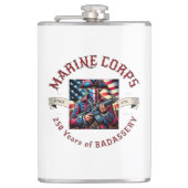 USMC Badassery Flask Flachmann (Vorderseite)