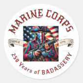 USMC Badassery Stickers (Vorderseite)