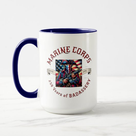 USMC Badassery Tasse (Links)
