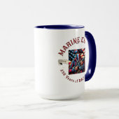 USMC Badassery Tasse (VorderseiteRechts)