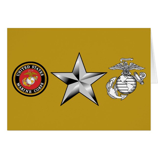 USMC BGen Brigadier General 0-7 (Vorderseite (Horizontal))