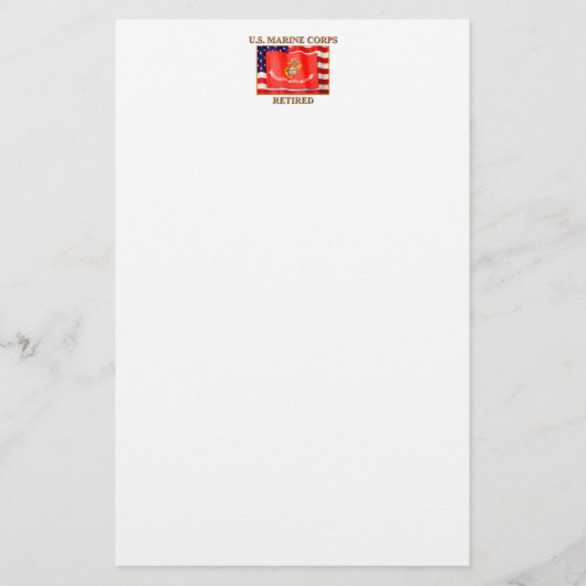 Usmc-Briefpapier Briefpapier (Vorderseite)