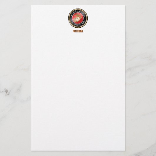 Usmc-Briefpapier Briefpapier (Vorderseite)
