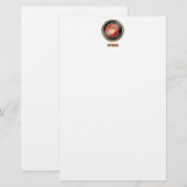 Usmc-Briefpapier Briefpapier (Vorne/Hinten)