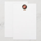 Usmc-Briefpapier Briefpapier (Vorne/Hinten)