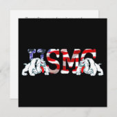 USMC Chesty - Devil Hogs - OoRah! Save The Date (Vorne/Hinten)