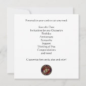 USMC Chesty - Devil Hogs - OoRah! Save The Date (Rückseite)