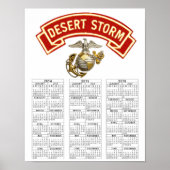USMC DESERT STORM VETERAN POSTER (Vorne)