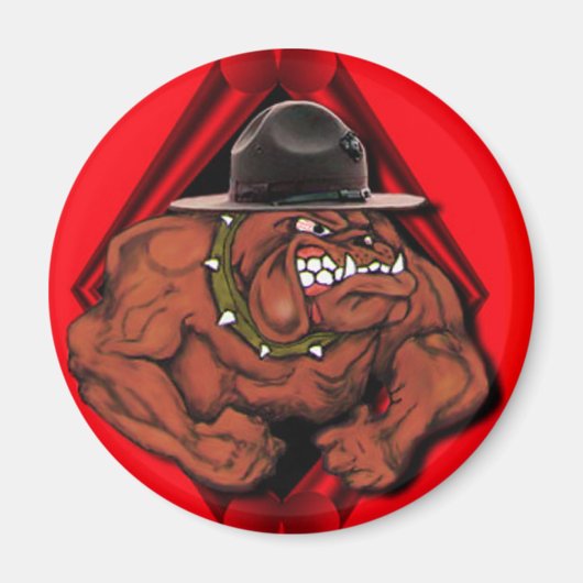 USMC Devil Dog Magnet (Vorne)
