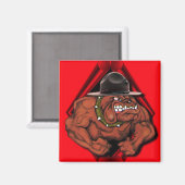 USMC Devil Dog Magnet (Vorderseite/Rückseite)
