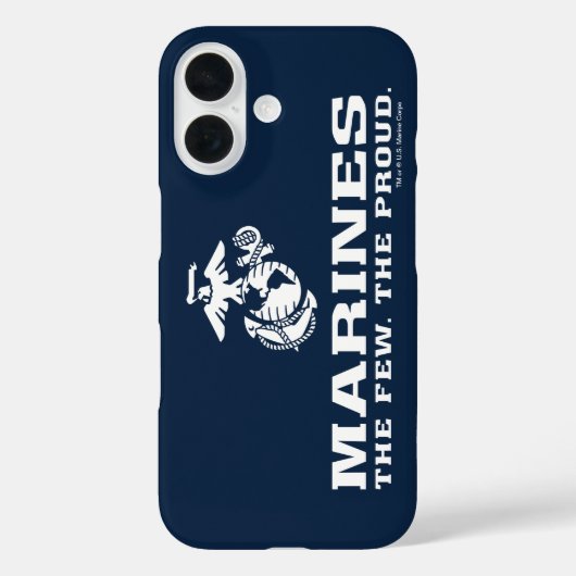 USMC Die wenigen, die das Logo Stack - Weiß Case-Mate iPhone Hülle (Rückseite)