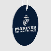 USMC Die wenigen, die das Logo Stack - Weiß Ornament (Vorderseite)
