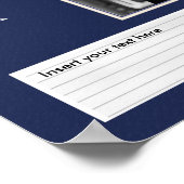 USMC Dress Blues Foto Collage Poster (Ecke)