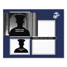 USMC EGA FotoCollage Print Fotodruck
