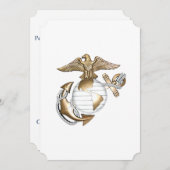 USMC EGA Individualisierbare Karte für jeden Anlas (Vorne/Hinten)