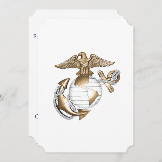 USMC EGA Individualisierbare Karte für jeden Anlas (Vorne/Hinten)