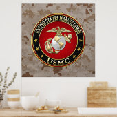 USMC EGA [Special Edition] [3D] Poster (Küche)