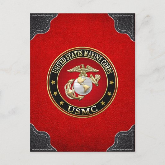 USMC EGA [Special Edition] [3D] Postkarte (Vorderseite)