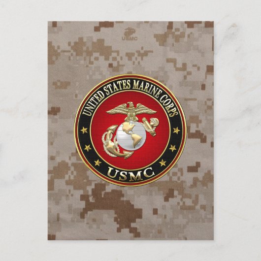 USMC EGA [Special Edition] [3D] Postkarte (Vorderseite)