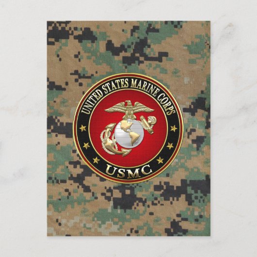 USMC EGA [Special Edition] [3D] Postkarte (Vorderseite)