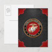 USMC EGA [Special Edition] [3D] Postkarte (Vorne/Hinten)