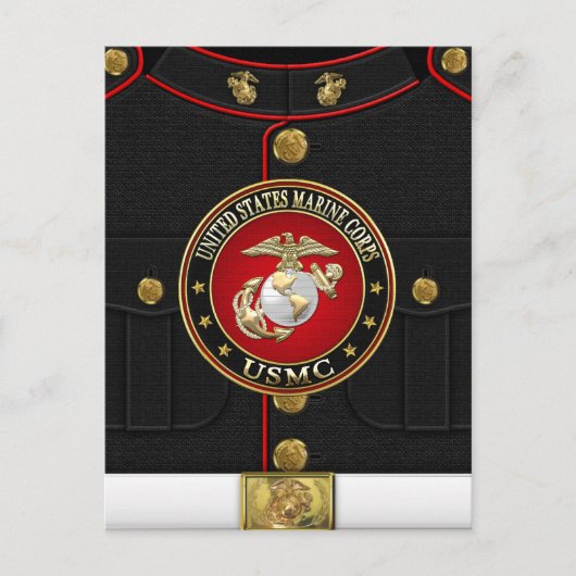 USMC EGA [Special Edition] [3D] Postkarte (Vorderseite)