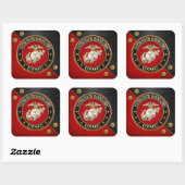 USMC EGA [Special Edition] [3D] Quadratischer Aufkleber (Blatt)