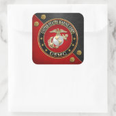 USMC EGA [Special Edition] [3D] Quadratischer Aufkleber (Tasche)