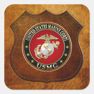 USMC EGA [Special Edition] [3D] Quadratischer Aufkleber