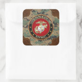 USMC EGA [Special Edition] [3D] Quadratischer Aufkleber (Tasche)