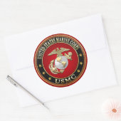 USMC EGA [Special Edition] [3D] Runder Aufkleber (Umschlag)