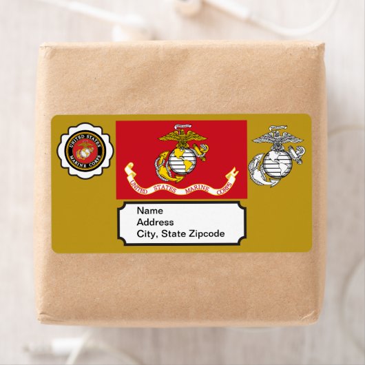 USMC Emblem, Siegel und Flag (Insitu)