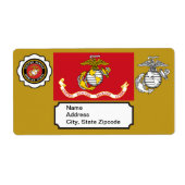 USMC Emblem, Siegel und Flag (Vorne)