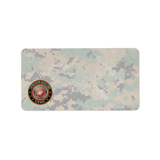 USMC-Emblem [Special Edition] [3D] Adressaufkleber (Vorne)