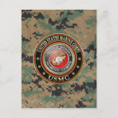 USMC-Emblem [Special Edition] [3D] Postkarte (Vorderseite)